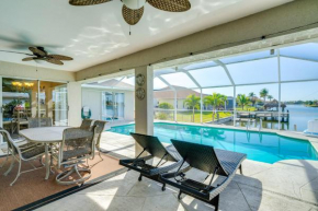 Waterfront Retreat with Dock and Pool in Cape Coral